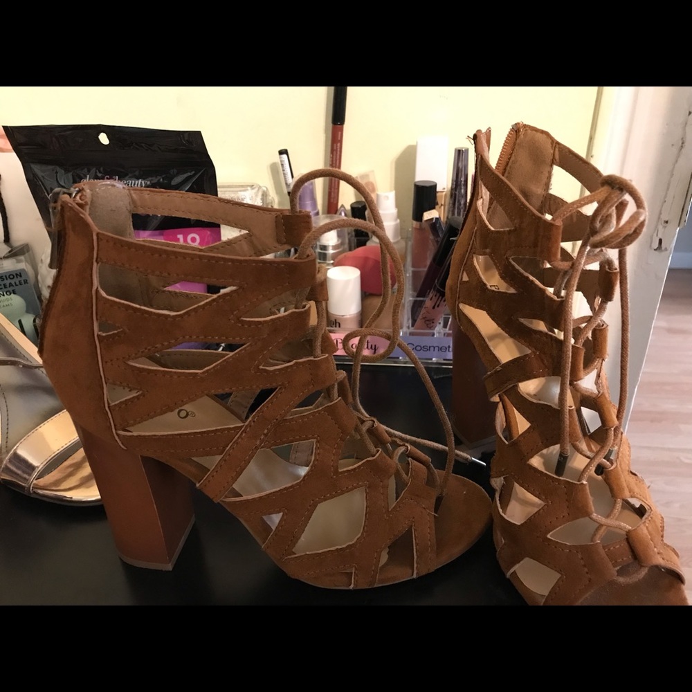 brown heels from charlotte russe